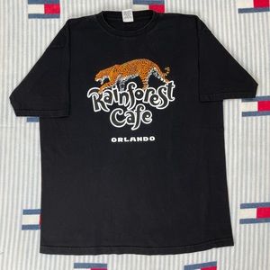 Vintage Rainforest Cafe short sleeve tee shirt